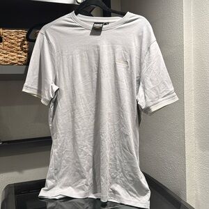 Men’s Barbour Grey Shirt with White Accents